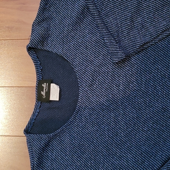 Nwt MARALLIS heavy knit top with detachable collar/scarf - Picture 4 of 5